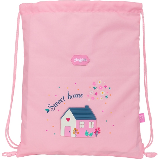 SACO PLANO JUNIOR RECICLADO GLOWLAB KIDS "SWEET HOME" image 0