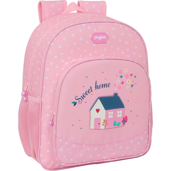 MOCHILA JUNIOR ADAPT.CARRO RECICLADO GLOWLAB KIDS "SWEET HOME" image 0