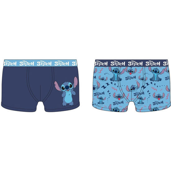 SET 2 CALZONCILLOS BOXER STITCH DISNEY INFANTIL image 0