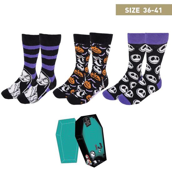 PACK CALCETINES 3 PIEZAS NIGHTMARE BEFORE CHRISTMAS image 0