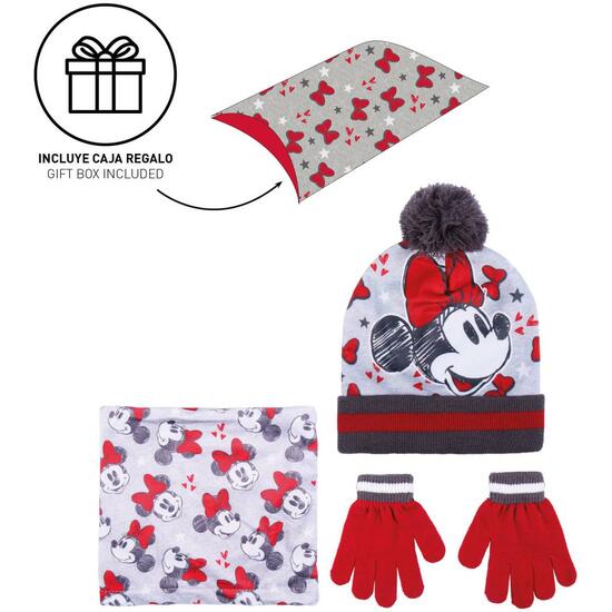 CONJUNTO 3 PIEZAS SNOOD MINNIE GRAY image 0