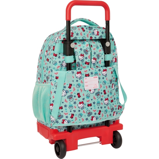 MOCHILA GDE. C/RUEDAS COMPACT EXTRAIBLE HELLO KITTY "SEA LOVERS" image 1