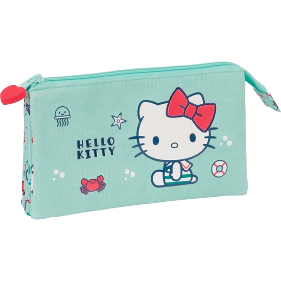 PORTATODO TRIPLE HELLO KITTY "SEA LOVERS" image 0