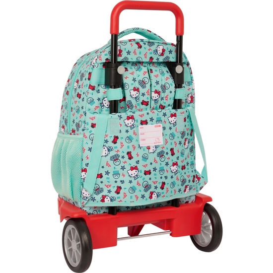 MOCHILA GDE. C/RUEDAS COMPACT EVOL. EXT. HELLO KITTY "SEA LOVERS" image 1