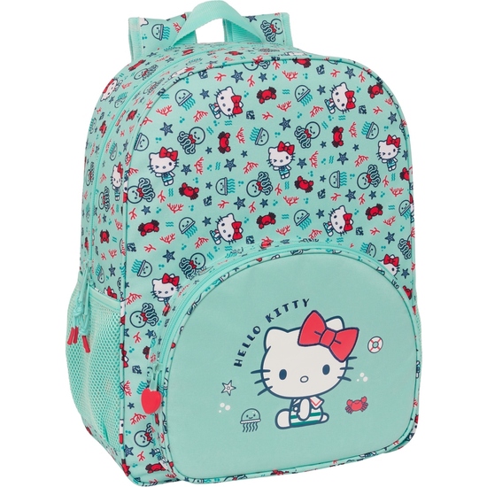 MOCHILA DE 33 CM ADAPT.CARRO HELLO KITTY "SEA LOVERS" image 0