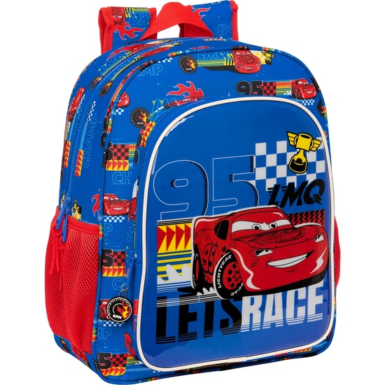 MOCHILA JUNIOR ADAPT.CARRO CARS "RACE READY" image 0