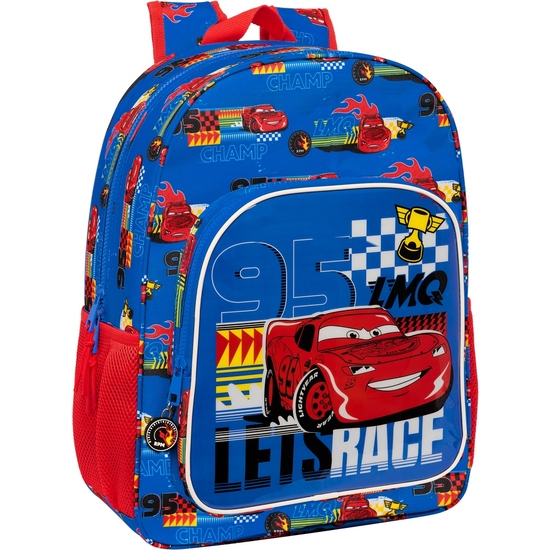 MOCHILA DE 33 CM ADAPT.CARRO CARS "RACE READY" image 0