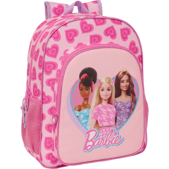 MOCHILA JUNIOR ADAPT.CARRO BARBIE "LOVE" image 0