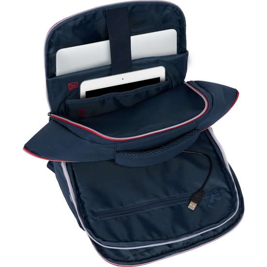 MOCHILA PORTATIL 15,6"+TABLET+USB EL GANSO "CLASSIC" image 6