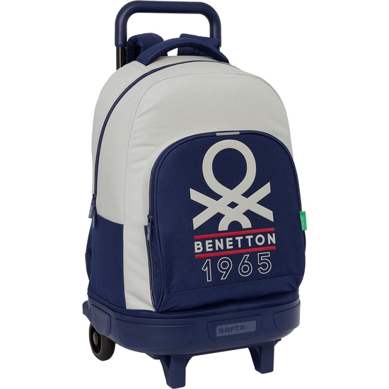 MOCHILA GDE. C/RUEDAS COMPACT EXTRAIBLE BENETTON "VARSITY" image 0