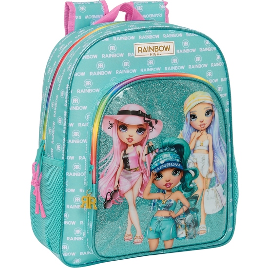 MOCHILA JUNIOR ADAPT.CARRO RAINBOW HIGH "PARADISE" image 0