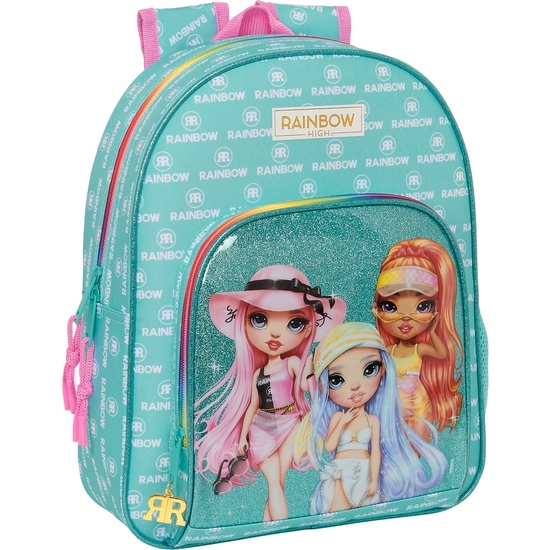 MOCHILA INFANTIL ADAPT.CARRO RAINBOW HIGH "PARADISE" image 0