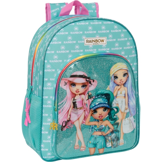 MOCHILA DE 33 CM ADAPT.CARRO RAINBOW HIGH "PARADISE" image 0