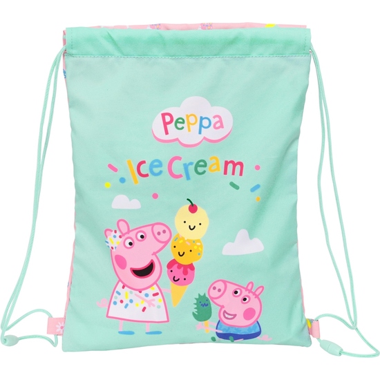 SACO PLANO JUNIOR PEPPA PIG "ICE CREAM" image 0