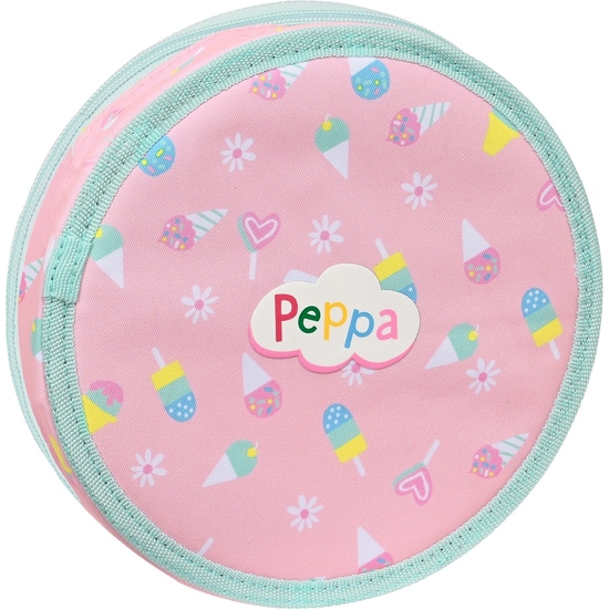 PLUMIER REDONDO 18 PCS. PEPPA PIG "ICE CREAM" image 1