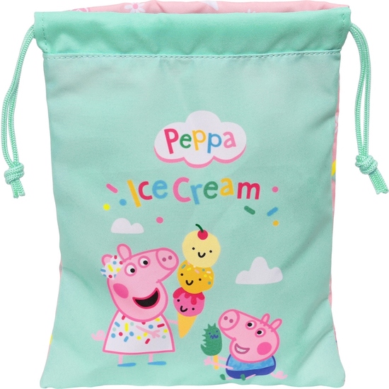 SAQUITO MERIENDA PEPPA PIG "ICE CREAM" image 0