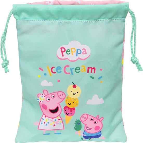 SAQUITO MERIENDA PEPPA PIG "ICE CREAM" image 0