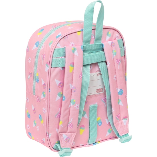 MOCHILA GUARDERIA ADAPT.CARRO PEPPA PIG "ICE CREAM" image 1