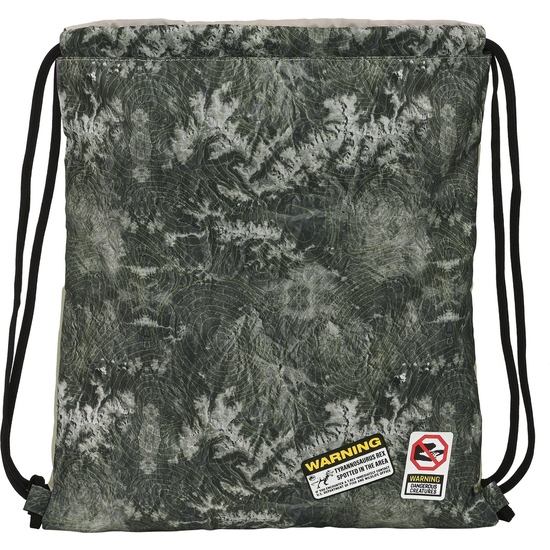 SACO PLANO JURASSIC WORLD "WARNING" image 1