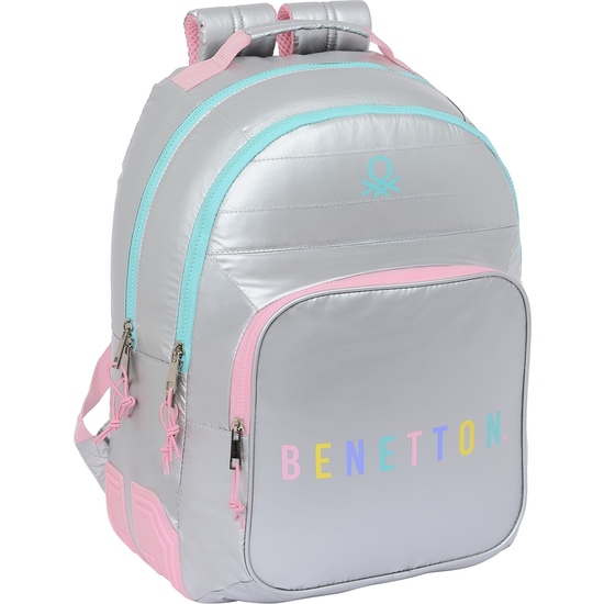 MOCHILA DOBLE ADAPT.CARRO BENETTON "SILVER" image 0