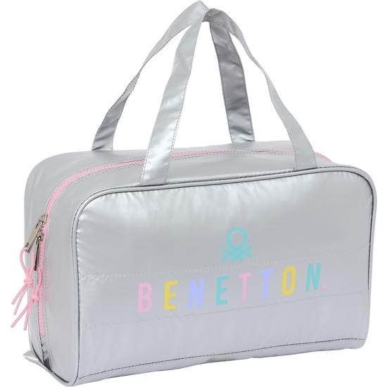 NECESER RECTANGULAR BENETTON "SILVER" image 0