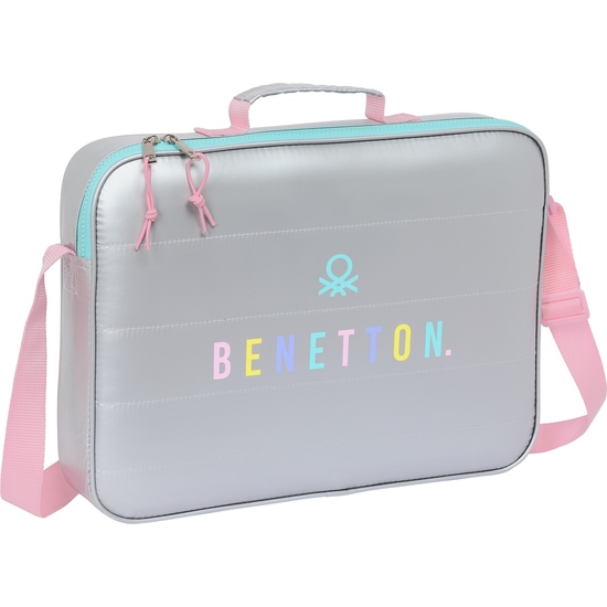CARTERA EXTRAESCOLARES BENETTON "SILVER" image 0