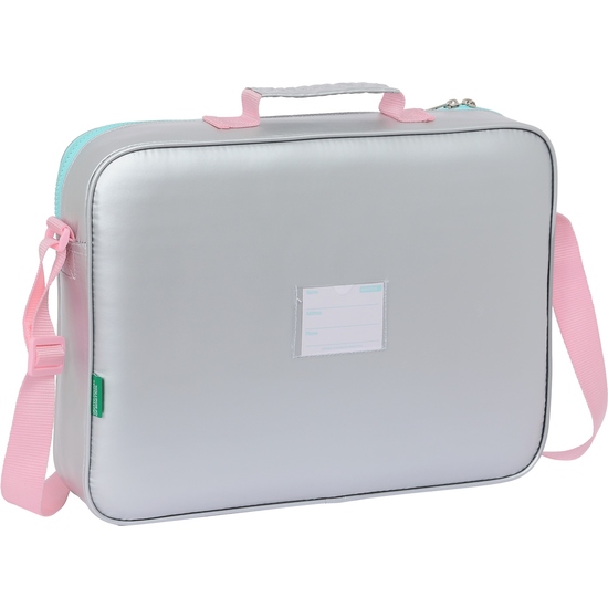 CARTERA EXTRAESCOLARES BENETTON "SILVER" image 1