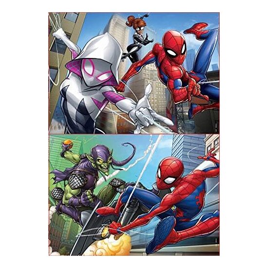 2 PUZZLES DE 48 PIEZAS SPIDER-MAN "HERO" image 1