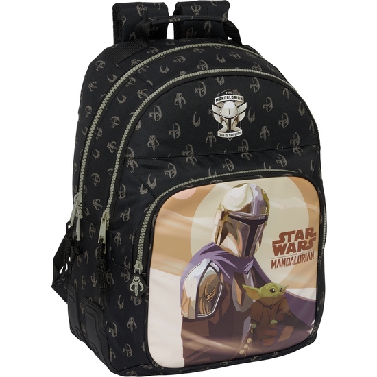 MOCHILA DOBLE ADAPT.CARRO THE MANDALORIAN "THIS IS THE WAY" image 0