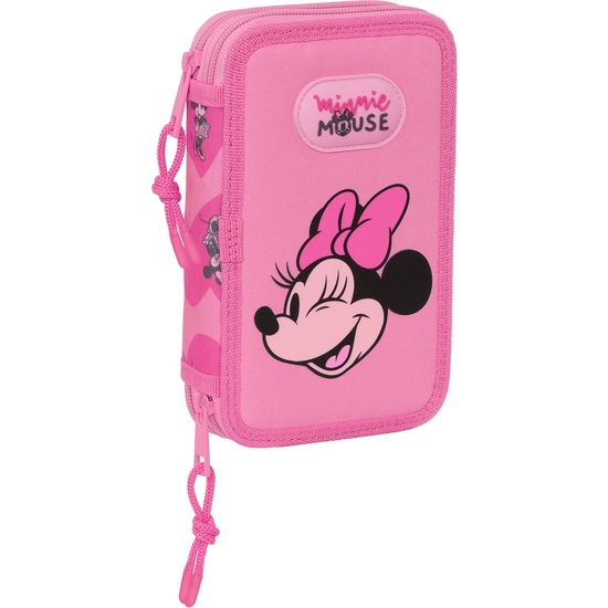 PLUMIER DOBLE PQÑO 28 PCS MINNIE MOUSE "LOVING" image 0