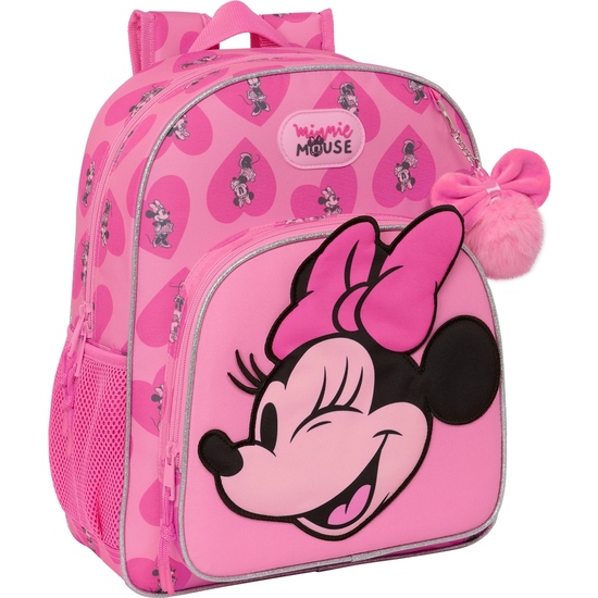 MOCHILA JUNIOR ADAPT.CARRO MINNIE MOUSE "LOVING" image 0