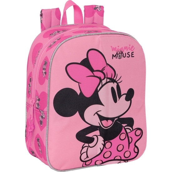 MOCHILA GUARDERIA ADAPT.CARRO INTERCAMBI MINNIE MOUSE "LOVING" image 0