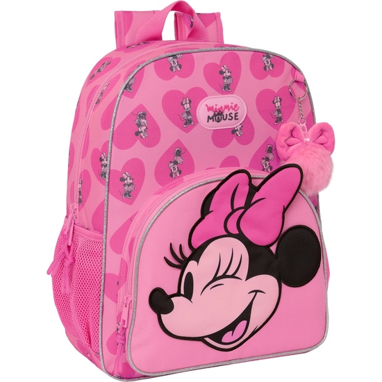 MOCHILA DE 33 CM ADAPT.CARRO MINNIE MOUSE "LOVING" image 0