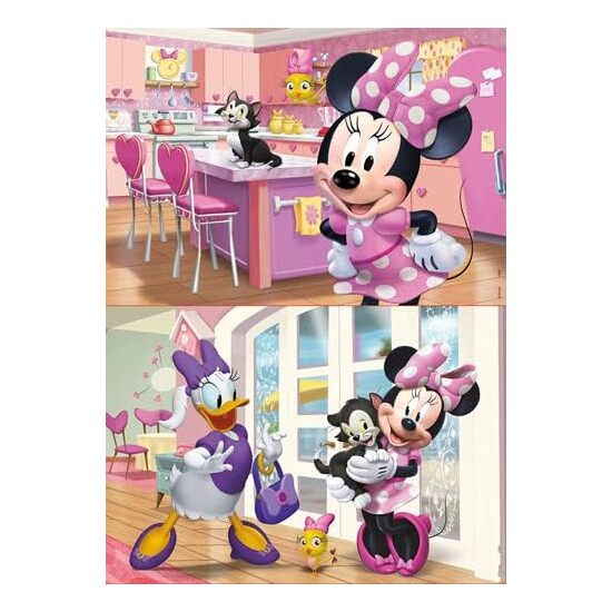 2 PUZZLES DE MADERA DE 25 PIEZAS MINNIE MOUSE "ME TIME" image 4