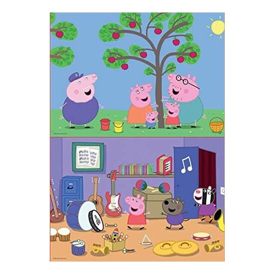 2 PUZZLES DE 48 PIEZAS PEPPA PIG "COSY CORNER" image 1