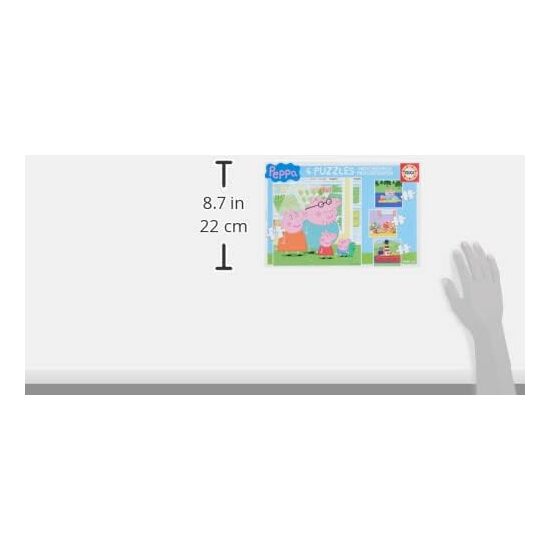 4 PUZZLES DE 6 A 16 PIEZAS PEPPA PIG "COSY CORNER" image 5