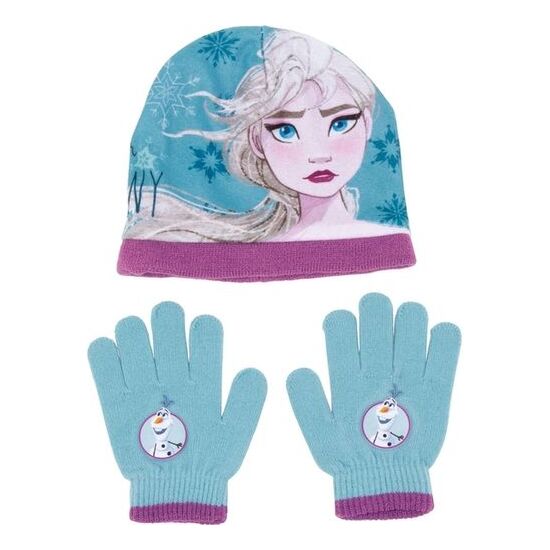 SET GORRO/GUANTES INFANTIL 51/54 FROZEN II "MEMORIES" image 0