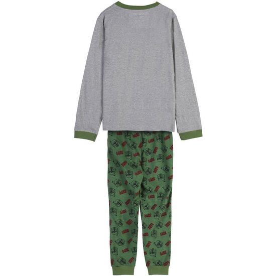 PIJAMA LARGO SINGLE JERSEY BOBA FETT DARK GREEN image 1