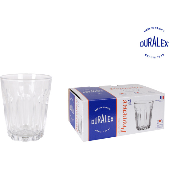 SET 6 VASOS TRANSPARENTE 13CL PROVENCE image 0