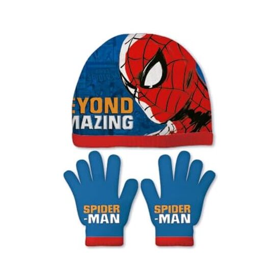 SET GORRO/GUANTES INFANTIL 51/54 SPIDER-MAN "GREAT POWER" image 0