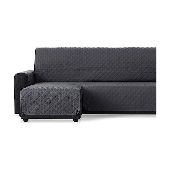 CUBRE SOFÁ CHAISE LONGUE ACOLCHADO MAUI BRAZO IZQUIERDO 240CM, GRIS. SALVASOFÁ PARA CHAISE LONGUE ACOLCHADO image 1