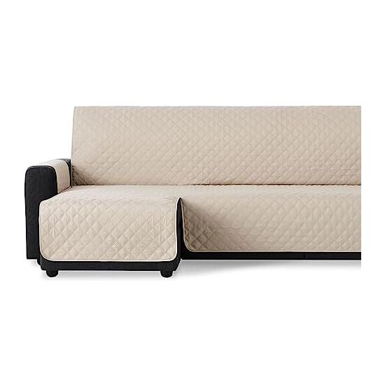 CUBRE SOFÁ CHAISE LONGUE ACOLCHADO MAUI BRAZO IZQUIERDO 240CM, BEIGE. SALVASOFÁ PARA CHAISE LONGUE ACOLCHADO image 1