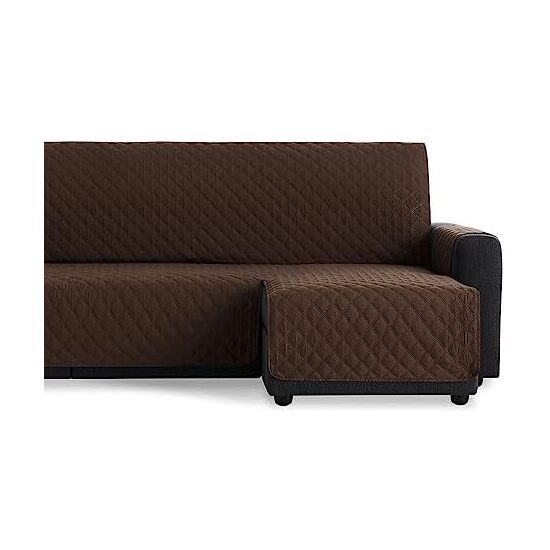 CUBRE SOFÁ CHAISE LONGUE ACOLCHADO MAUI BRAZO DERECHO 200CM, MARRÓN. SALVASOFÁ PARA CHAISE LONGUE ACOLCHADO image 1