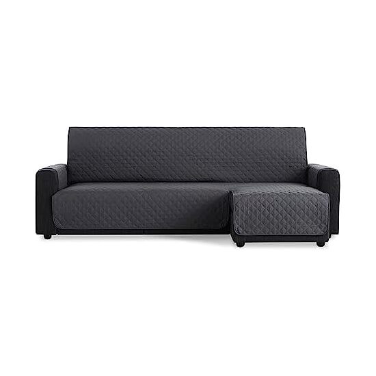 CUBRE SOFÁ CHAISE LONGUE ACOLCHADO MAUI BRAZO DERECHO 200CM, GRIS. SALVASOFÁ PARA CHAISE LONGUE ACOLCHADO image 0