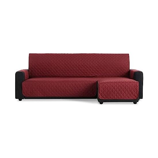 CUBRE SOFÁ CHAISE LONGUE ACOLCHADO MAUI BRAZO DERECHO 220CM, ROJO. SALVASOFÁ PARA CHAISE LONGUE ACOLCHADO image 0