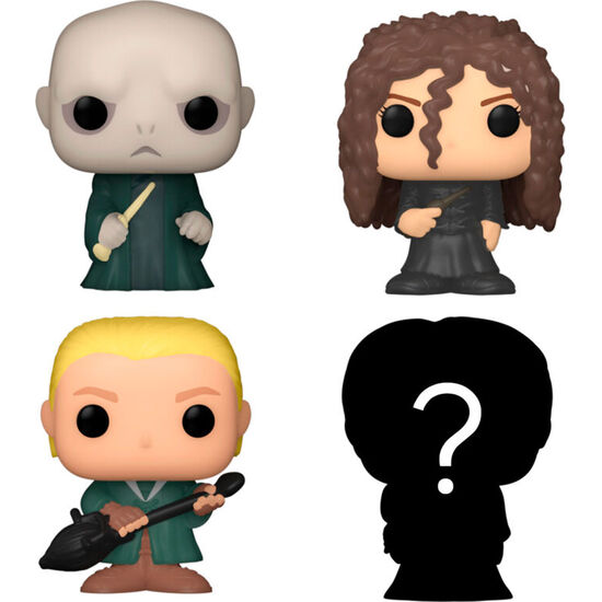 BLISTER 4 FIGURAS BITTY POP HARRY POTTER VOLDEMORT image 1