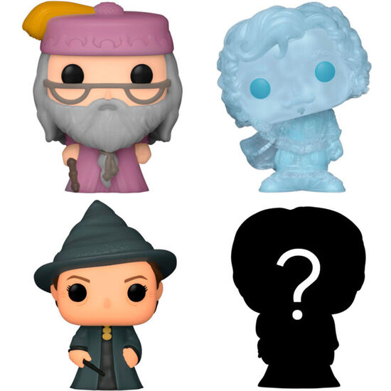 BLISTER 4 FIGURAS BITTY POP HARRY POTTER DUMBLEDORE image 1