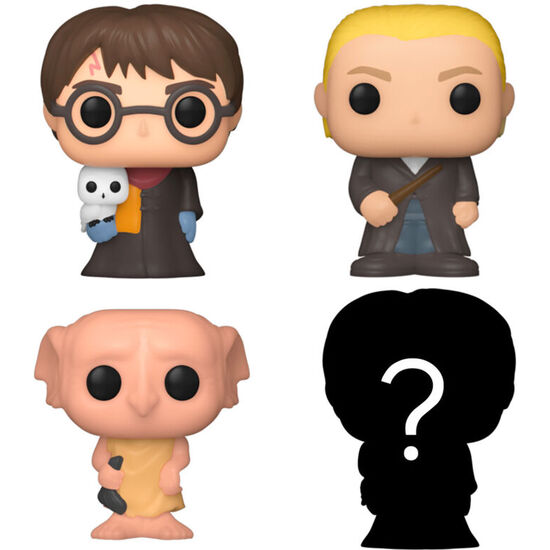 BLISTER 4 FIGURAS BITTY POP HARRY POTTER - HARRY POTTER image 1