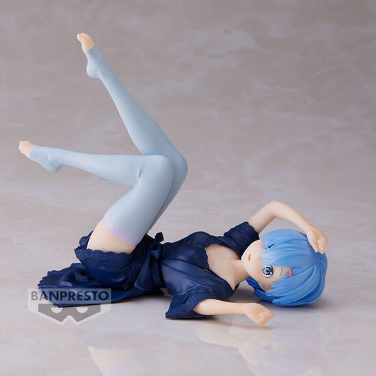FIGURA REM DRESSING GOWN RELAX TIME RE:ZERO STARTING LIFE IN ANOTHER WORLD 10CM image 1