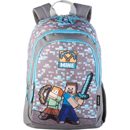 MOCHILA MINE MINECRAFT 44CM ADAPTABLE image 0